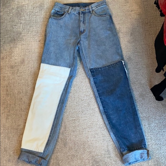 Brandy Melville Denim - Patterned boyfriend jeans